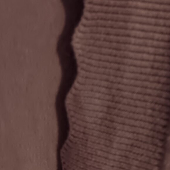 Women's Evolution by Cyrus Lavender Scalloped Detail Open Front Cardigan - Picture 3 of 6